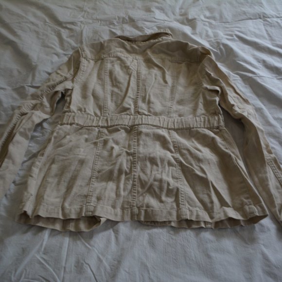 Linen Maternity Jacket - Picture 3 of 3